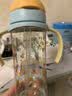 贝亲（Pigeon）防胀气 自然成长翻盖直饮吸管 大童奶瓶330ml 马戏团 18月+ AA279 实拍图