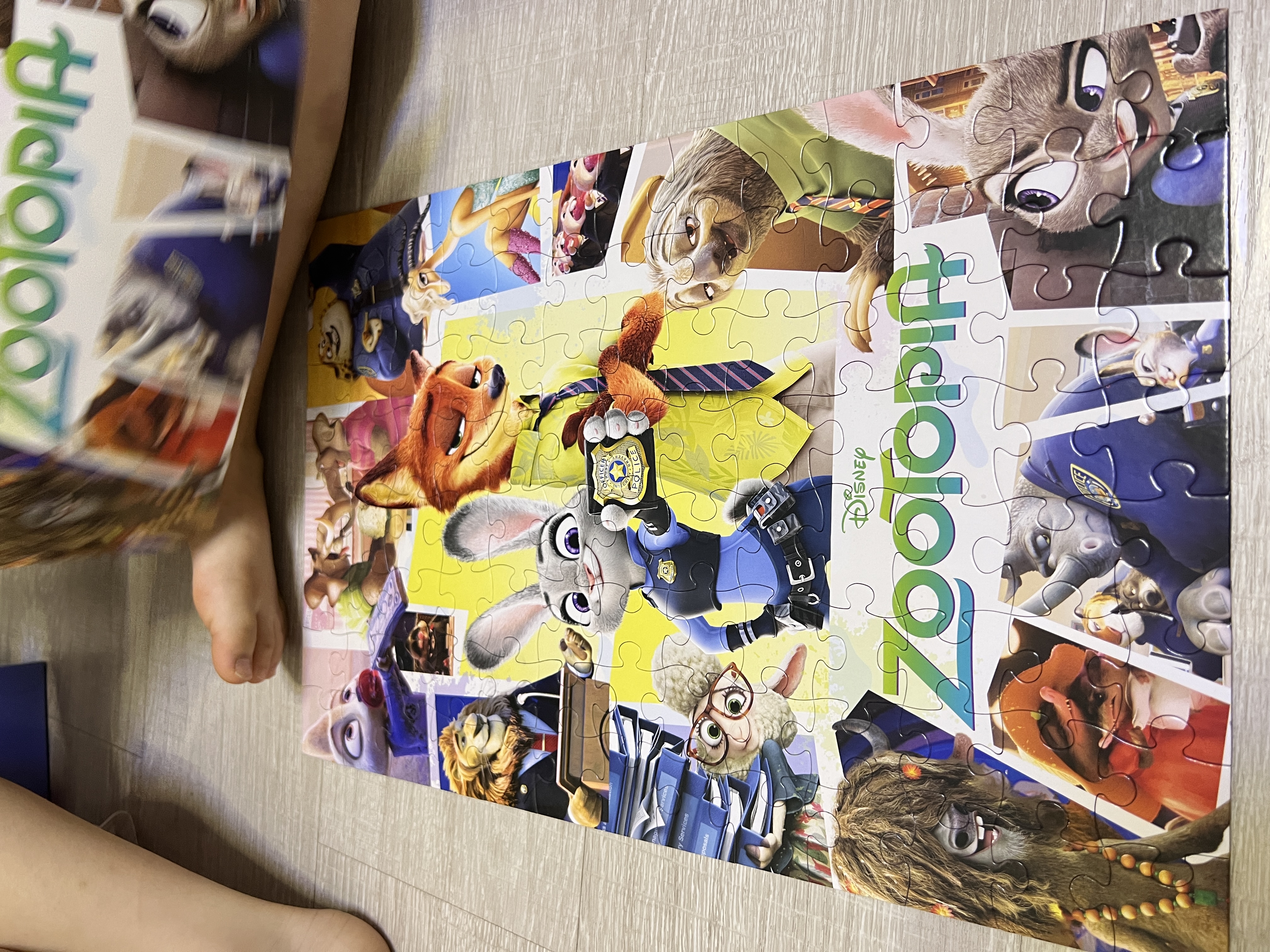 迪士尼（Disney）100片儿童拼图玩具 冰雪奇缘公主家居装饰盒装拼图生日礼物礼品 实拍图