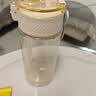 京东京造 水杯 运动大容量儿童吸管杯子学生 【PPSU黄金树脂】轻盈白550mL 实拍图