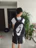 耐克（NIKE）男女双肩包背包 大容量旅行包电脑书包休闲包DV1296-010 黑白 实拍图