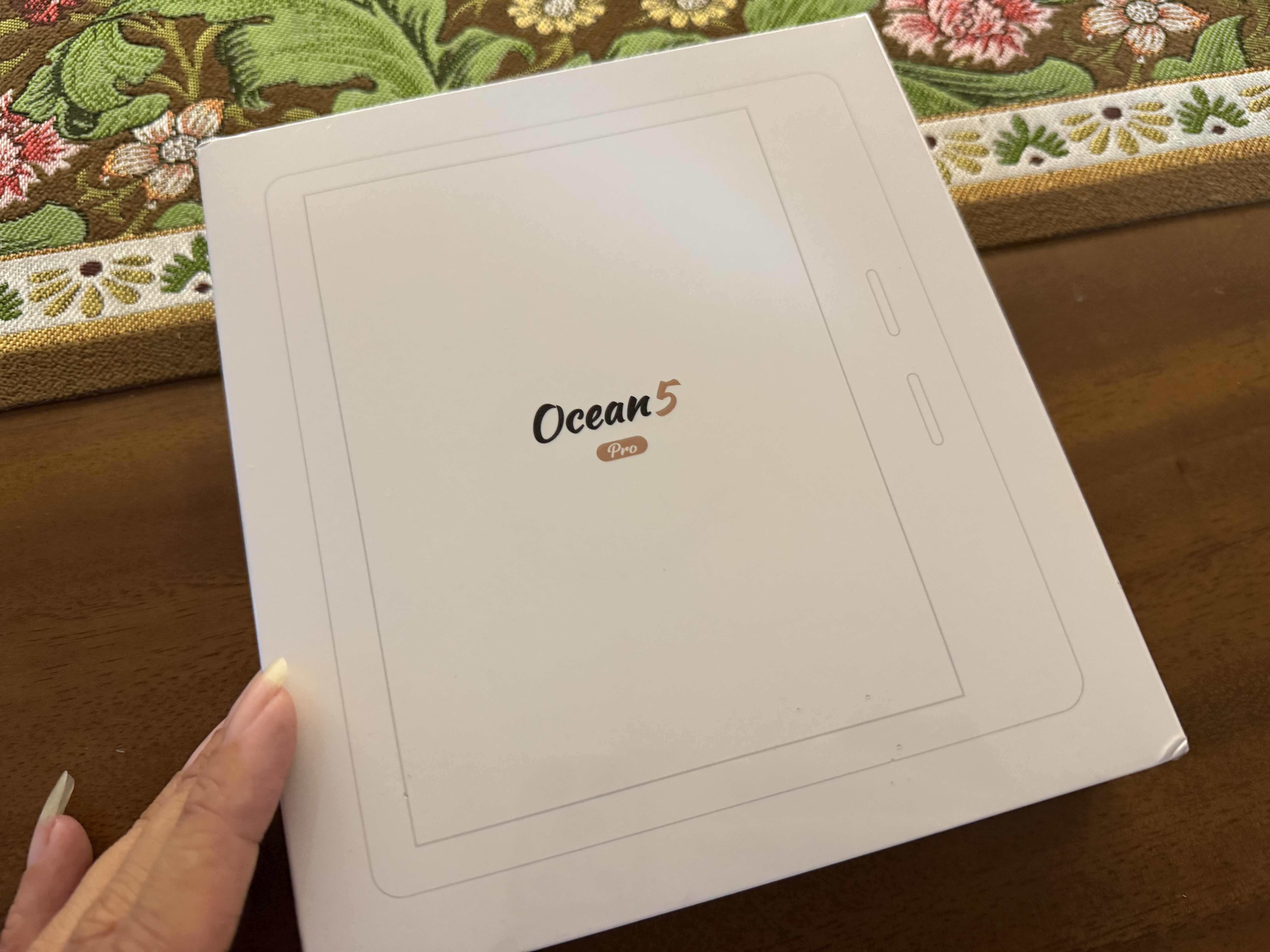 掌阅（iReader）【新色上市】Ocean5 Pro 7英寸智能阅读本 电子书阅读器 墨水屏电纸书 AI平板电脑学习便携 远青蓝 实拍图