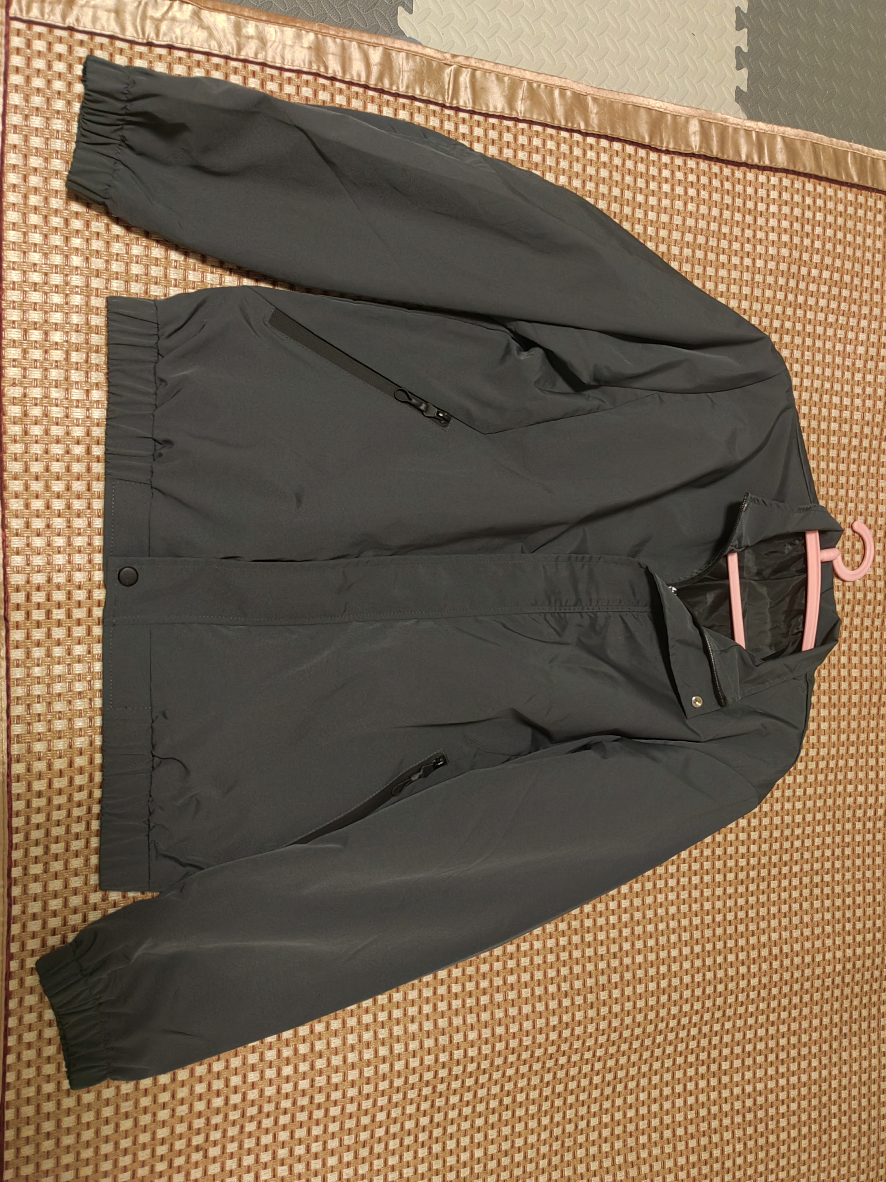 罗蒙（ROMON）外套男士休闲商务夹克男春秋季百搭男装上衣服 深灰色 2XL 实拍图