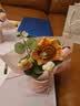 柏爱向日葵手工编织永生花束生日礼物女摆件实用幼儿园国庆中秋节 实拍图
