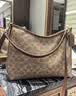 蔻驰（COACH）【品牌直供】女士LAUREL中号单肩流浪包卡其棕CV975礼物次日达 实拍图