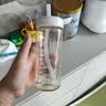 贝亲（Pigeon）自然成长翻盖直饮吸管 大童奶瓶330ml 经典款 18月+  AA278 实拍图