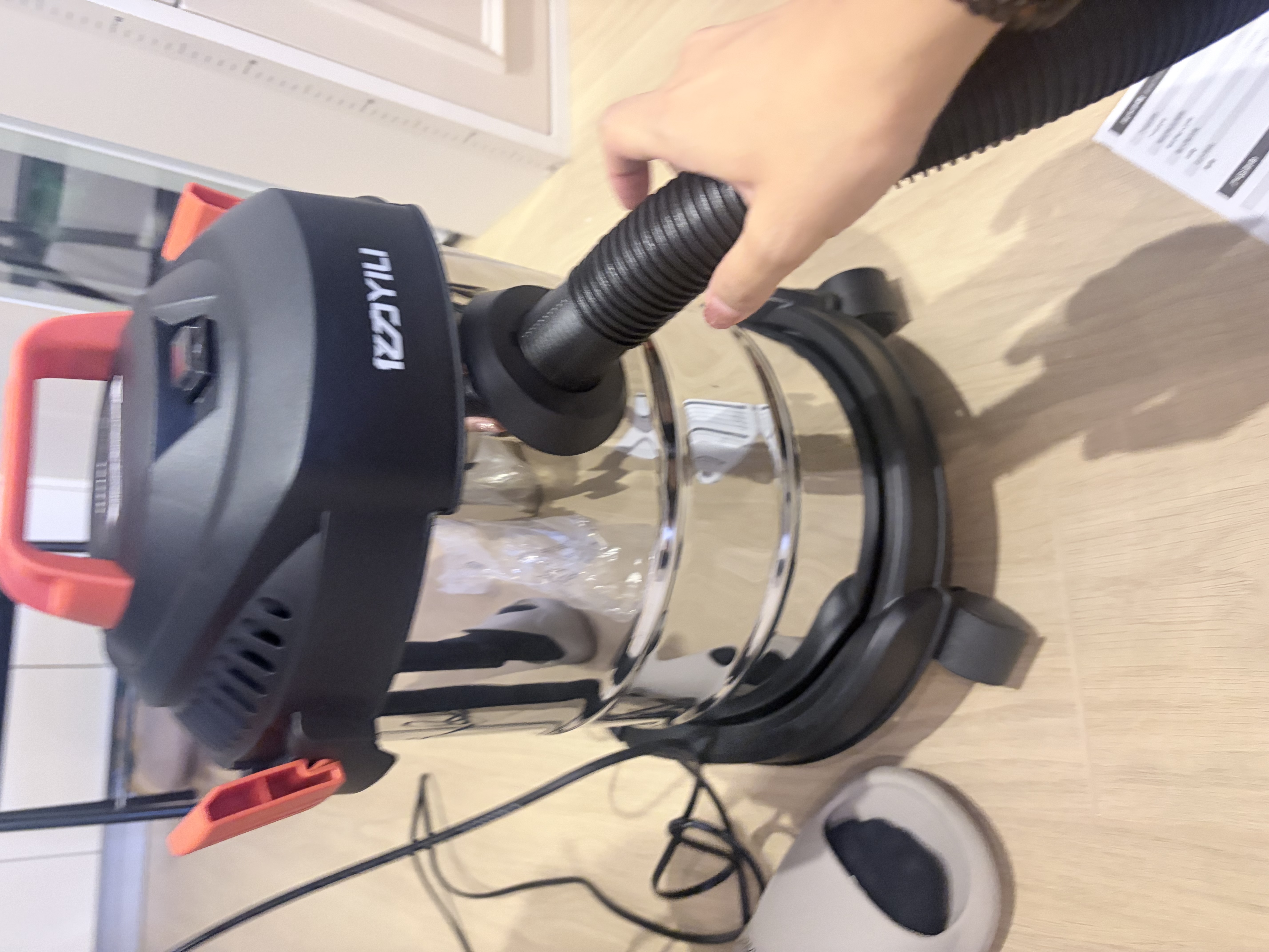 亿力桶式手持吸尘器家用超强大吸力工业级车载商用大功率有线干湿两用宠物吸猫毛神器地毯开荒保洁6263 实拍图
