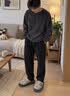 安尚芬男士棉拖鞋男款秋冬季2026新款室内家居厚底防滑毛毛绒保暖拖鞋女 深灰色 42-43 (255mm) 适合41-42 实拍图