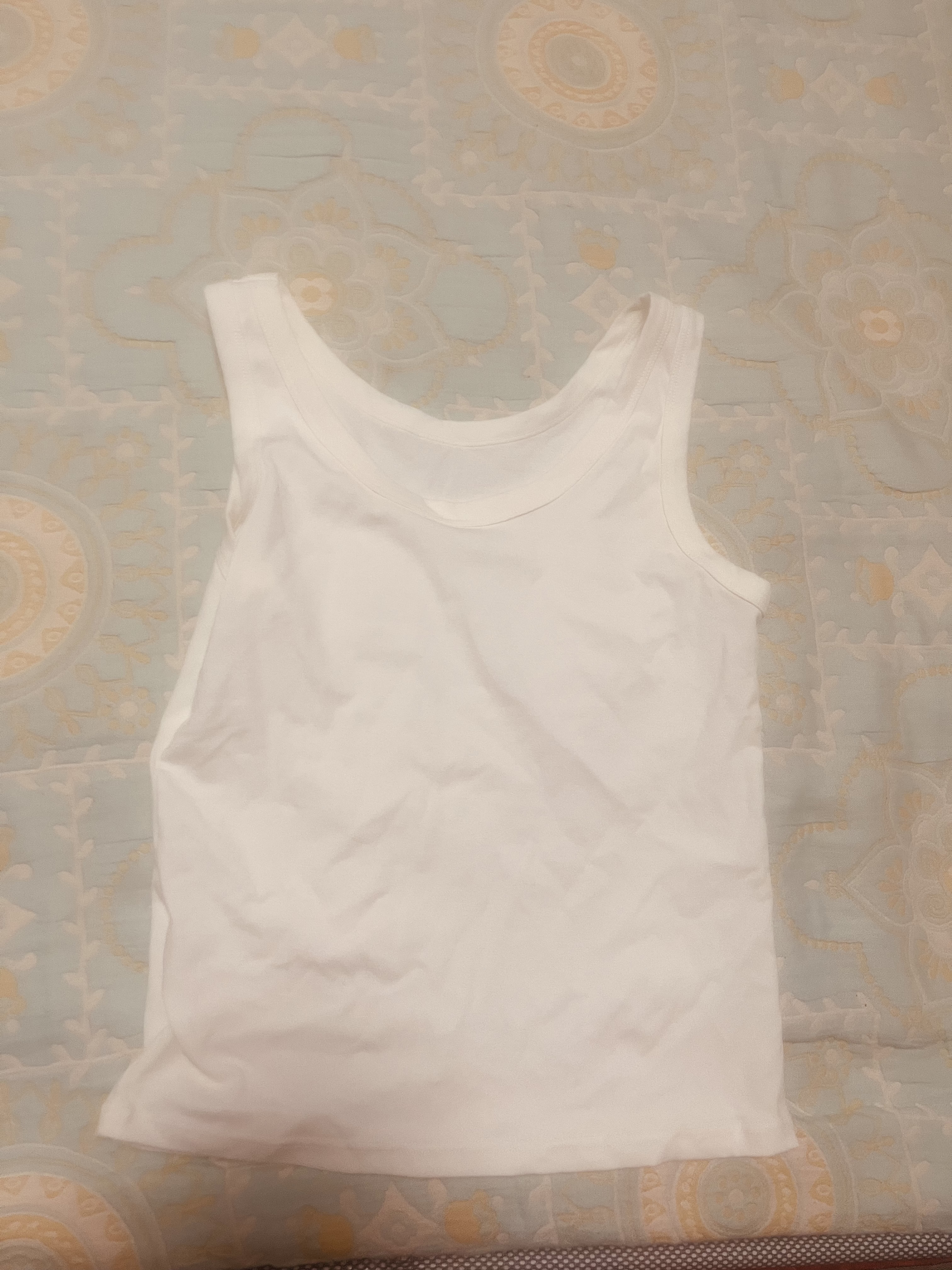 猫人夏季薄款棉质背心女2026新款外穿显瘦遮副乳内搭美背吊带打底上衣 实拍图