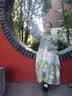 罗蒙女童明制汉服新式国风马面裙毕业演出服 汉服豆蔻绿套装 120 实拍图