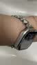 表带哥适用苹果手表s12表带S10手链链条女士apple watch S9/iwatch s11/8/7/6/se/2/1/3皓石金属42m 实拍图