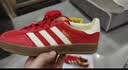 阿迪达斯（adidas）（adidas）三叶草男女鞋GAZELLE INDOOR低帮休闲鞋IF1808红白38 实拍图