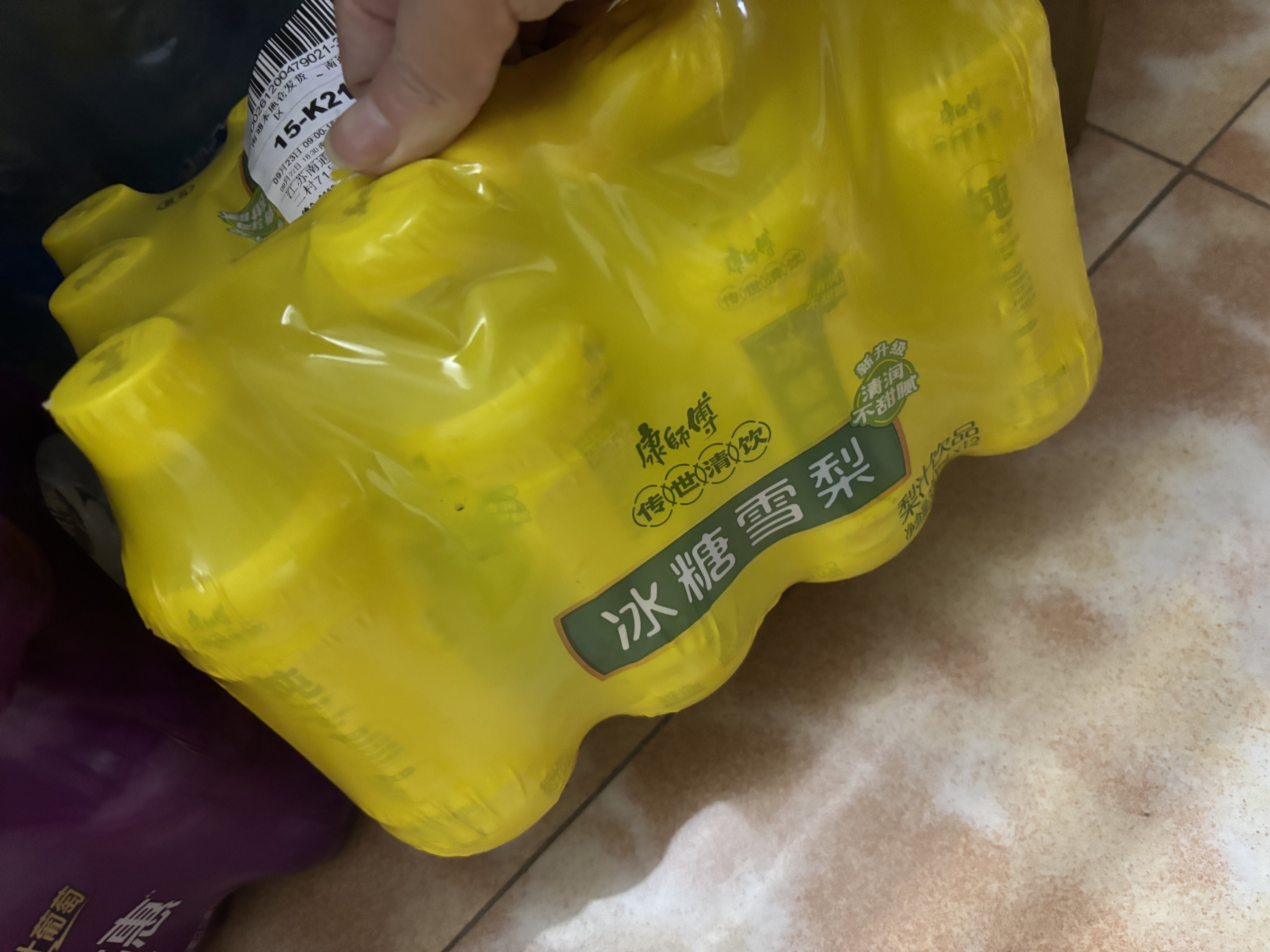 康师傅 冰糖雪梨330ml*12瓶 梨汁饮料饮品轻巧装整箱 热门商品 实拍图