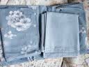 水星家纺四件套床上用品 100%纯棉 全棉印花套件ins印花卉风床单被套枕套 花西雅(纯棉-透气舒爽）热销款 1.2米床 床单款 （被套150*210cm） 实拍图