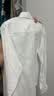 罗蒙儿童衬衫男童长袖白衬衫小学生校园服饰女童白衬衣童装 白色 140 实拍图