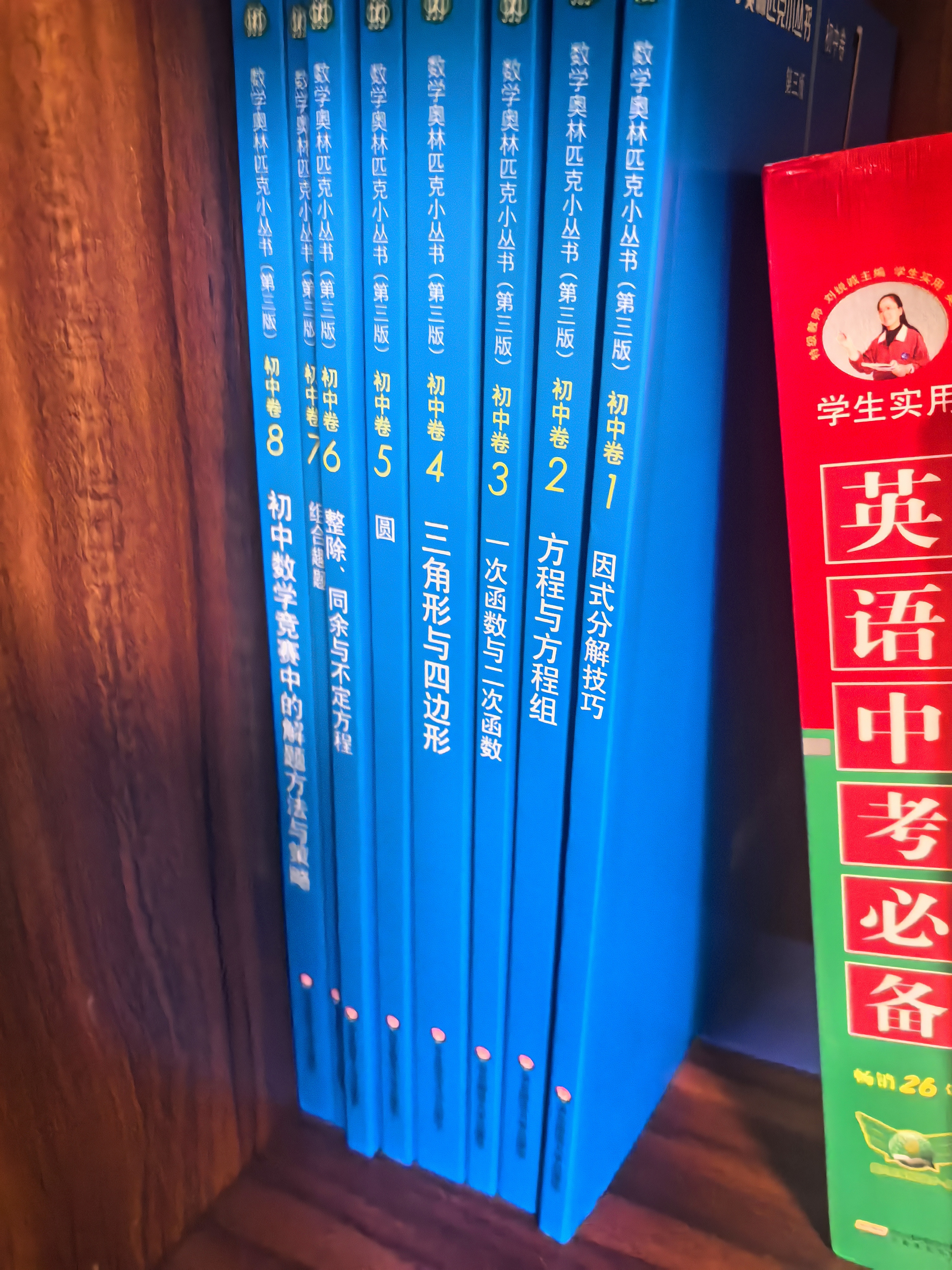 数学奥林匹克小丛书（第三版）.初中卷系列 1-8 (套装全8本)小蓝本初中 奥数小丛书初中小蓝本 奥数教材教程 奥赛训练竞赛题库解题技巧必刷题 开学季数学能力 实拍图