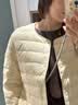雪中飞女式轻暖排骨羽绒服26款时尚舒适休闲通勤百搭保暖运动羽绒内恤 黎蔓卡其|7202 M 165/88A 实拍图