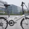 大行（DAHON）HAT061 白色折叠自行车20英寸超轻6速通勤折叠单车 实拍图