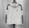 adidas通勤百搭经典休闲运动连帽夹克外套男女春夏阿迪达斯三叶草 亮白   2XL 实拍图