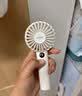 名创优品（MINISO）手持风扇便携小风扇吹辅食静音半导体制冷大风力3c认证超长续航儿童婴儿工位usb电风扇小型吹风机 实拍图