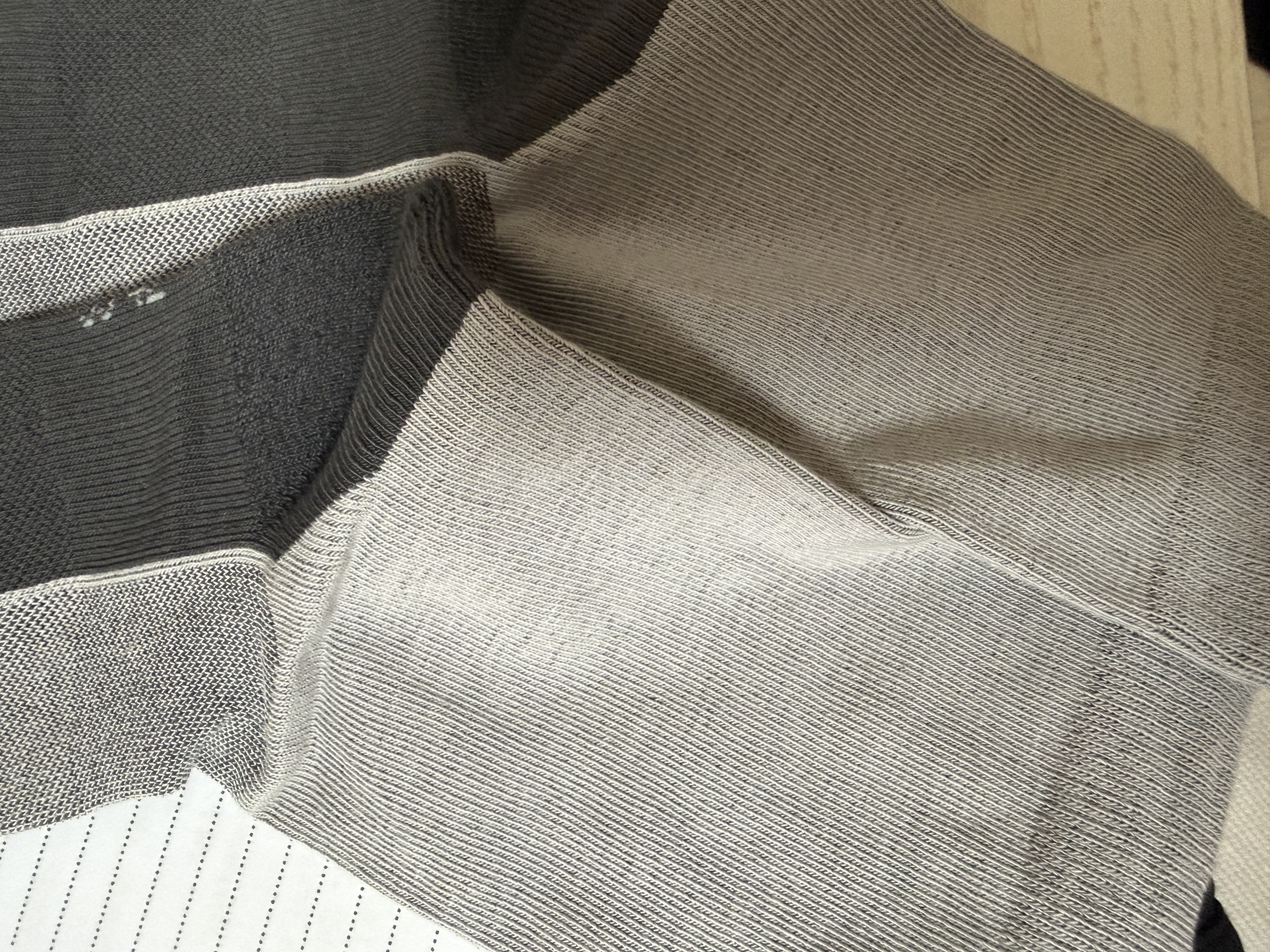 迪卡侬（DECATHLON）登山徒步袜男女袜棉透气2双装ODS灰色39-42码-4336789 实拍图