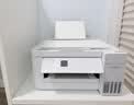 爱普生（EPSON）【6代新品】L4356墨仓式彩色无线AI学习打印机一体机家用办公  L4266升级版[自动双面 液晶屏 白] 实拍图