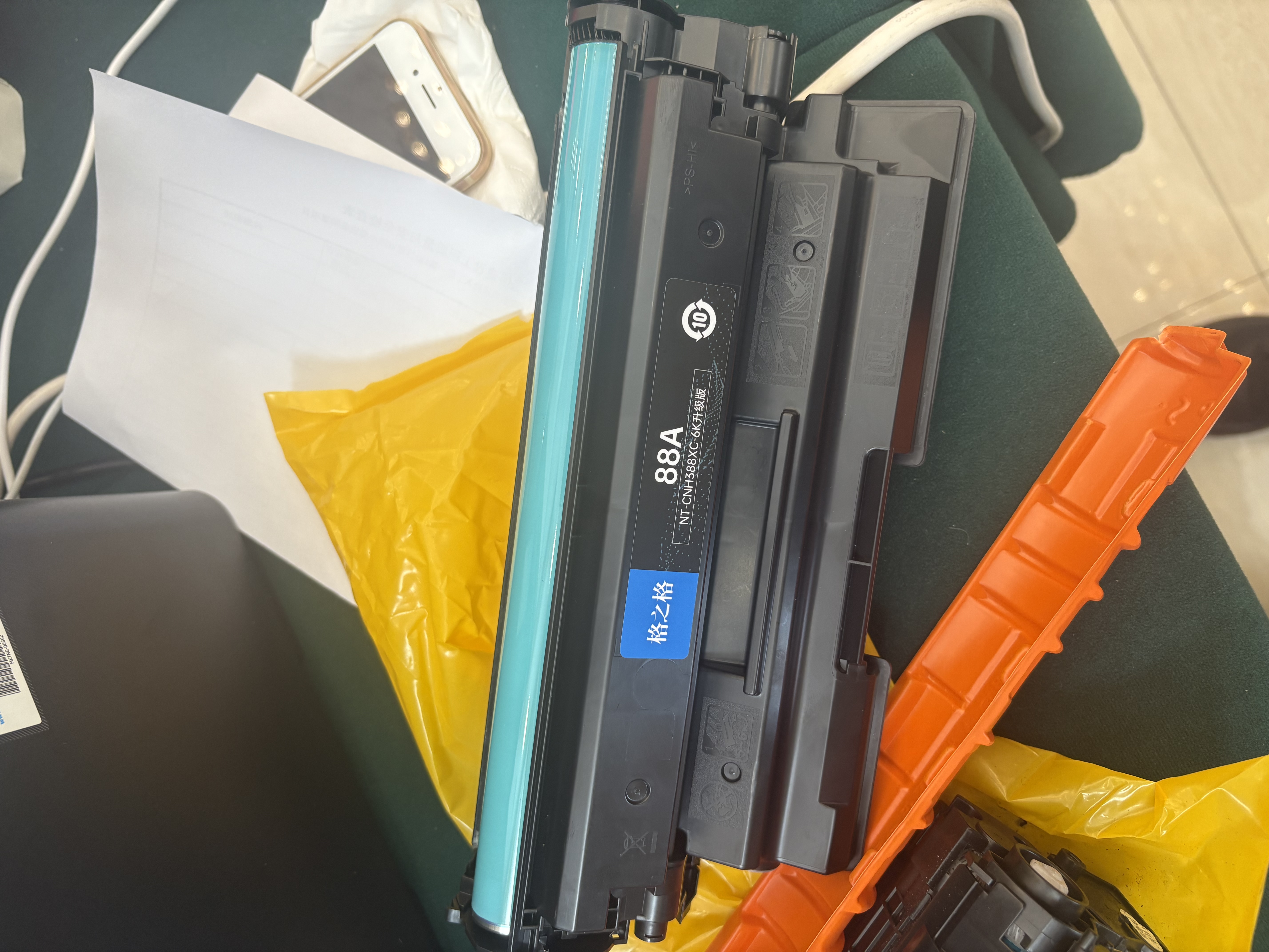 格之格388a硒鼓 88A硒鼓 适用惠普m126a  m1136硒鼓hp1108 1106plus m126nw m128fn m226dw m1139 cc388a粉盒硒鼓 实拍图