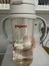 贝亲（Pigeon）自然成长翻盖直饮吸管 大童奶瓶330ml 经典款 18月+  AA278 实拍图