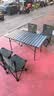 沃特曼（WHOTMAN）露营装备全套户外桌椅折叠休闲旅行套装组合五件套 实拍图