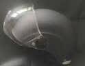 雅迪电动车头盔摩托车头盔3c认证新摩登光芒热浪白鲨自行车助力车四季男女通用轻便式E1防晒黑色 实拍图