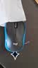 罗技（Logitech）M185鼠标 无线鼠标 办公鼠标 对称鼠标 黑色蓝边 带无线2.4G接收器 实拍图