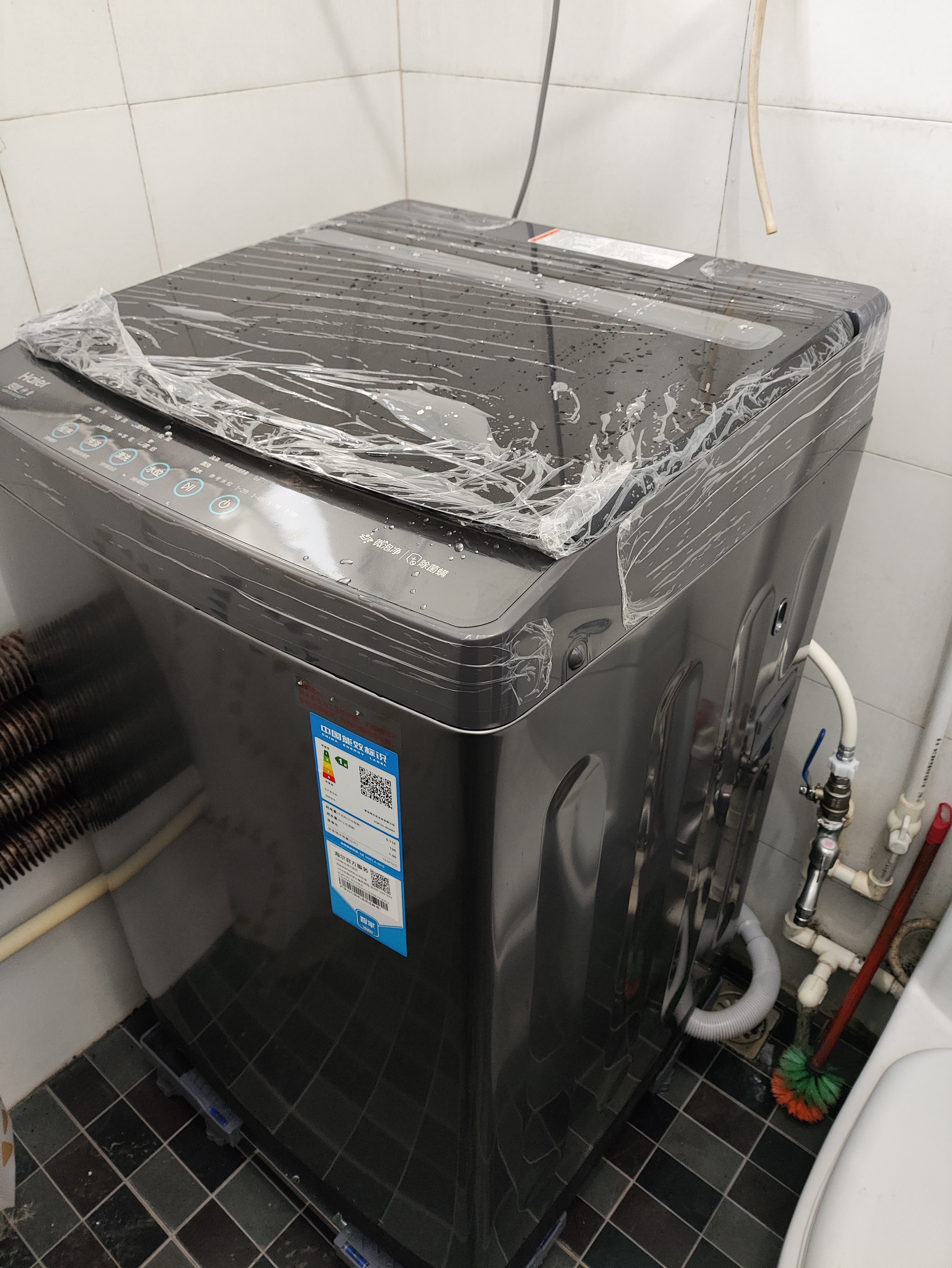 海尔（Haier）洗衣机波轮10公斤/12公斤全自动洗衣机直驱变频家用洗衣机大容量一级能效补贴15%以旧换新除螨洗 【热销爆款】12KG 波轮 +超净洗+纳米微泡净+智洗 免费上门安装/全国联保/整机 实拍图