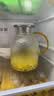 京东京造 凉水壶 高硼硅玻璃水壶耐热耐高温冷水壶泡茶壶凉水杯大容量1.8L 实拍图