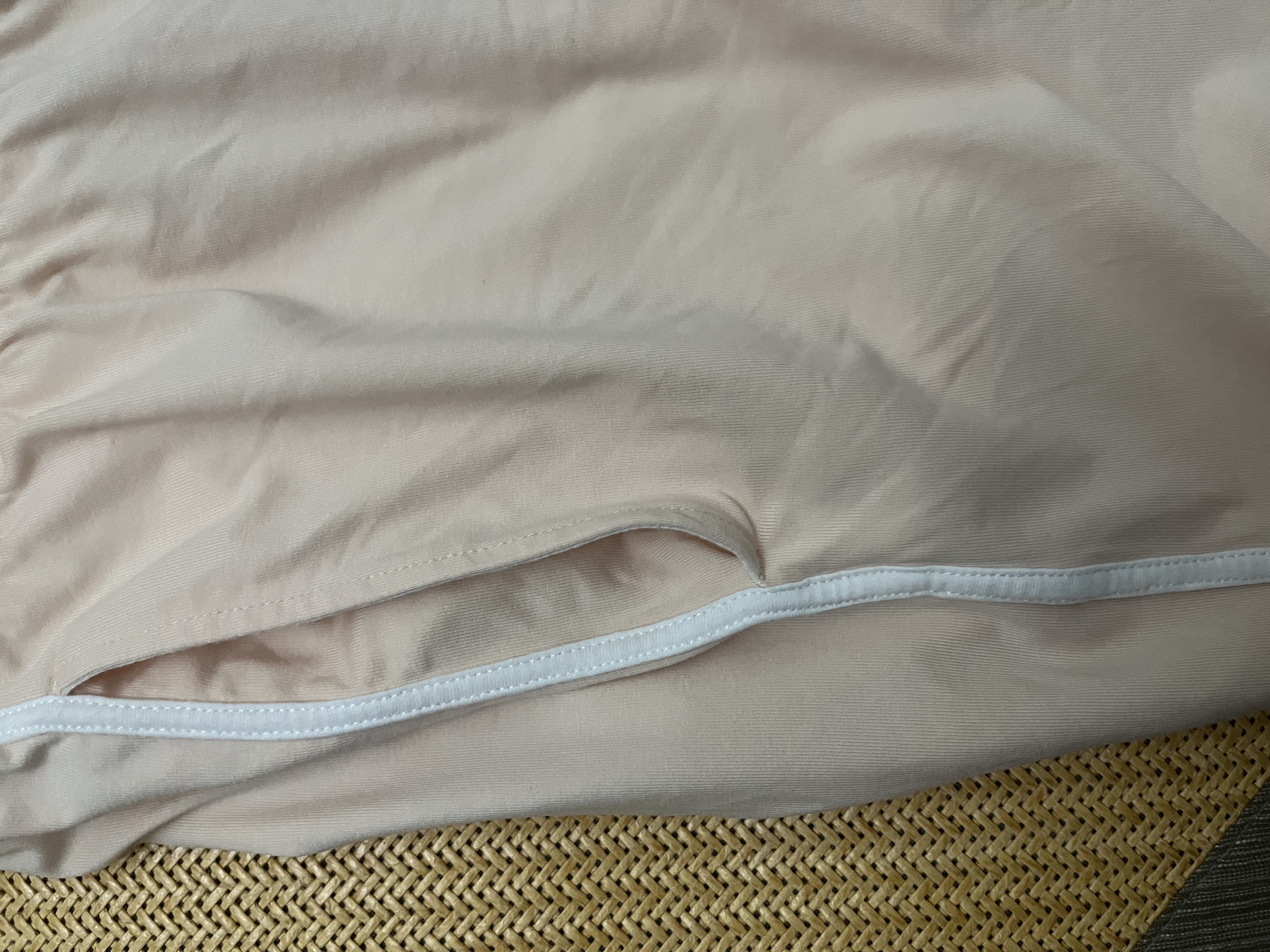 全棉时代（PurCotton）全棉时代门店女士凉感水光棉家居短裤家居服裙 超凡粉橘 L 实拍图