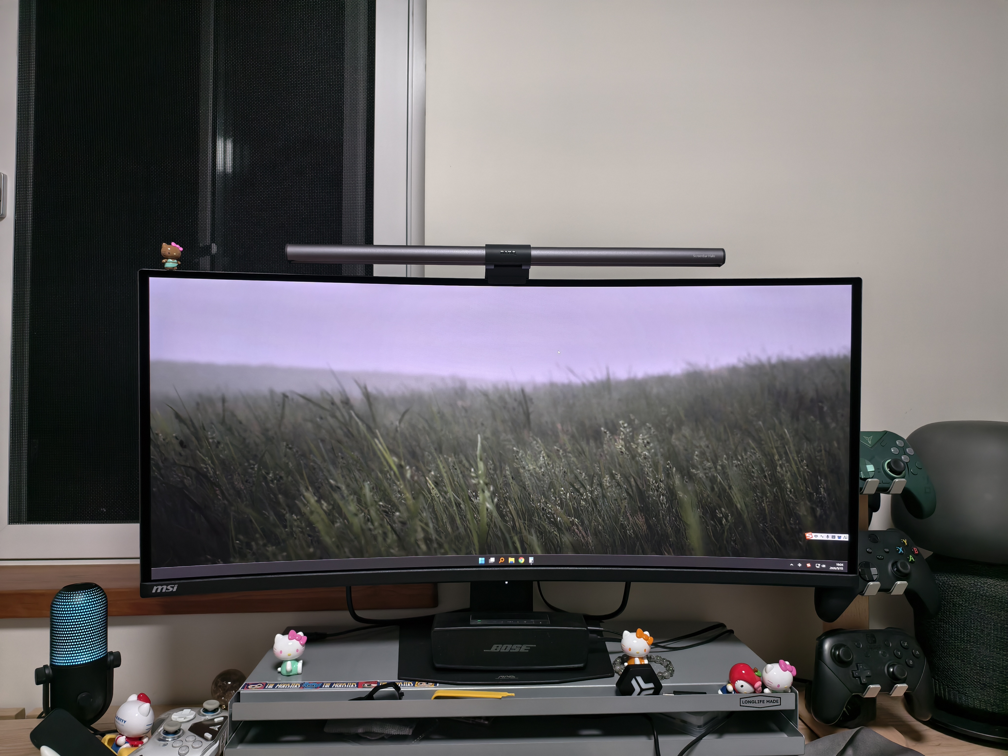 微星（MSI）流光X28 MAG 341CQP QD-OLED X28 34英寸准4K280Hz 电竞电脑显示器 三星第五代QD-OLED面板显示屏 实拍图