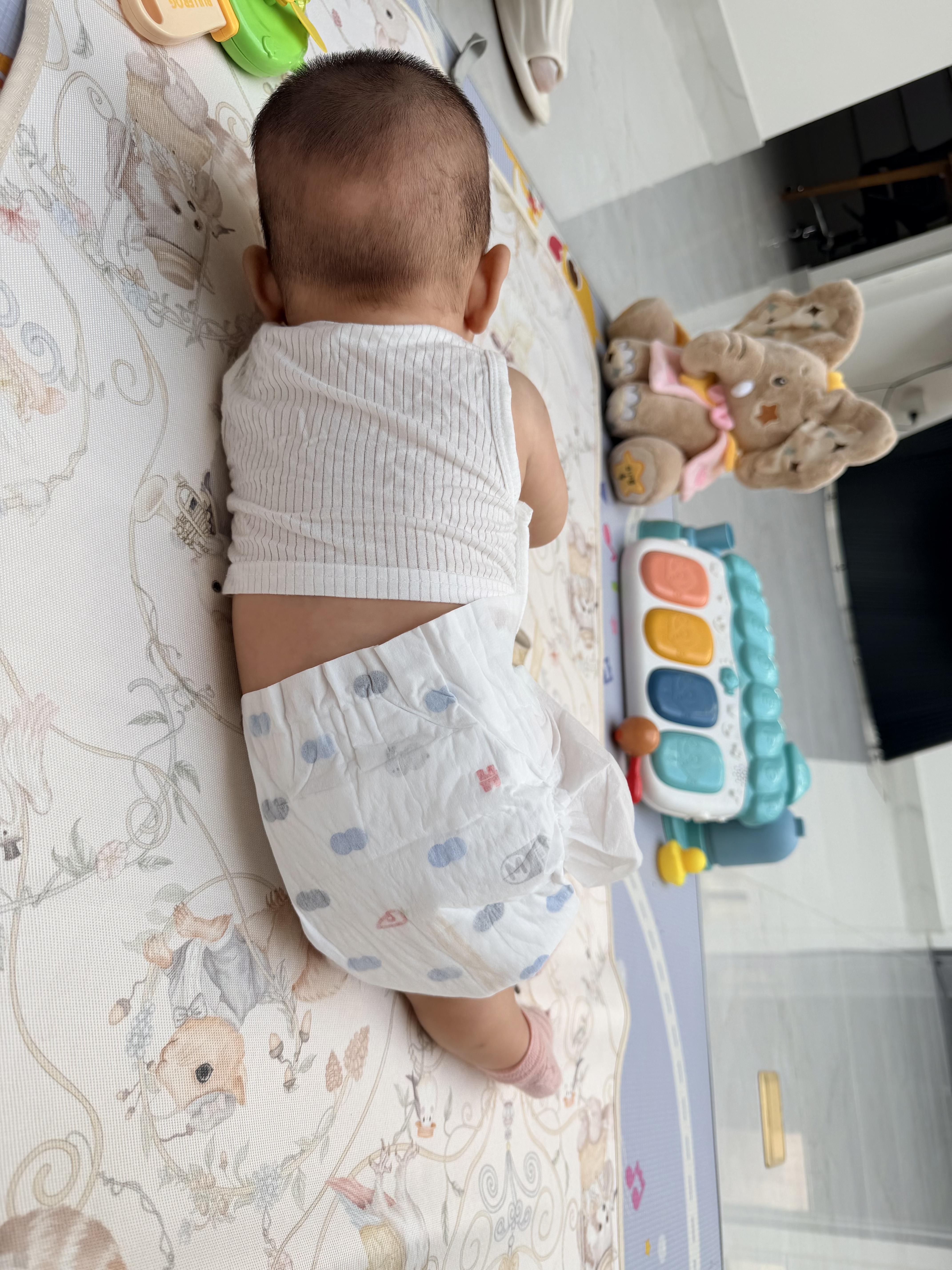 好奇（Huggies）屁屁面膜纸尿裤M30(6-11kg)尿不湿【新生顶配】 实拍图