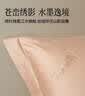 百丽丝水星家纺出品对枕套100S纯棉100%长绒棉超柔贡缎双人枕头套床品 实拍图