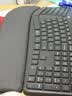 罗技（Logitech）ERGO K860 无线蓝牙键盘 多操作系统键盘 人体工学分体式键盘 多设备匹配办公键盘 K860黑色 110键 实拍图