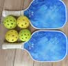 维康碳纤维匹克球拍儿童成人比赛专业训练pickleball玻纤拍板球全套装 【新手玻纤】双拍-蓝冰+球包+6个球 实拍图