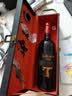艺鸟 红酒盒葡萄酒盒红酒皮盒双支装 红酒包装盒礼盒通用酒盒空盒 水钻单支（配四件套酒具） 实拍图