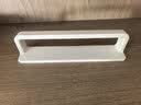 MUJIABS壁挂收纳 拖鞋·毛巾置架 小 白色 长25×宽5.8×高5cm 实拍图