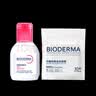 贝德玛（BIODERMA）【中秋节礼物】粉水敏感肌洗卸温和不伤肤100ml+化妆棉10片 实拍图
