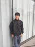 主意范（ZHUYIFAN）夹克男飞行员春秋cleanfit休闲整套立领棒球服外套短款工装冲锋衣 黑色夹克 L 110-130斤 实拍图