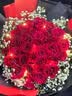 幽客玉品鲜花速递红玫瑰花束表白送女友老婆生日礼物全国同城配送 33朵红玫瑰花束—女王款 实拍图