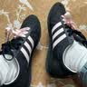 adidas「冰淇淋T头鞋」VS JOG 2.0薄底运动鞋男女阿迪达斯轻运动 黑色/浅粉 (推荐女生选小半码)   40 实拍图
