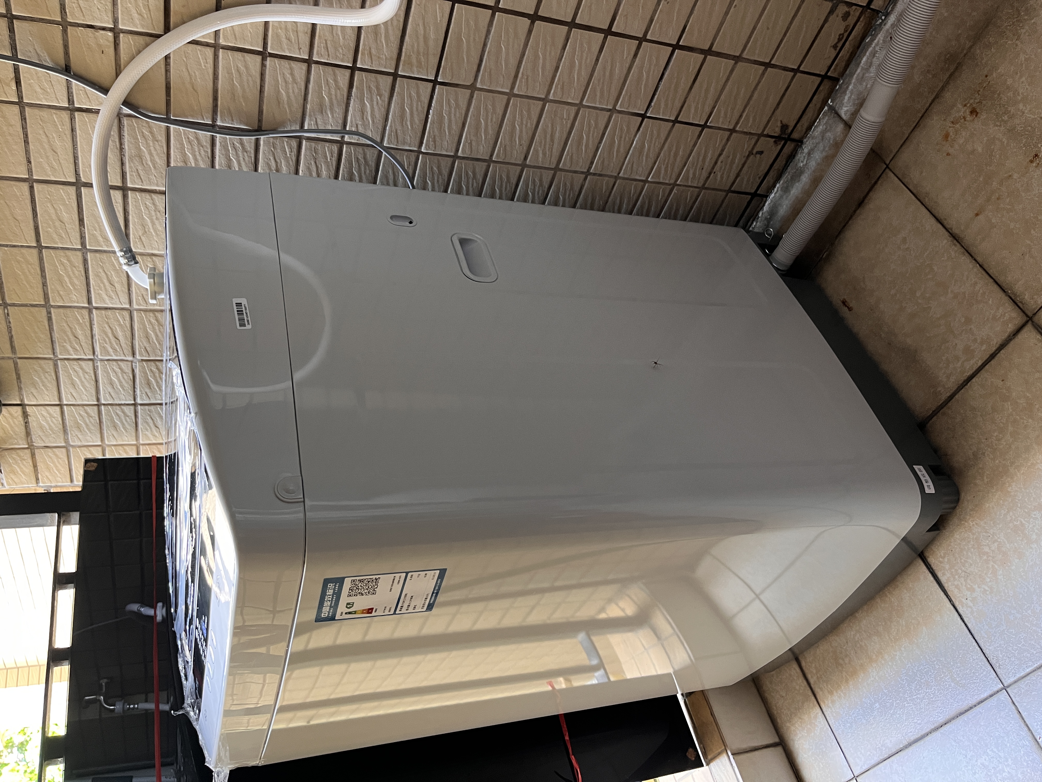松下（Panasonic）租房适用 波轮洗衣机 8KG 全自动家用 智能桶自洁 宽瀑布水流 XQB80-K3F1京东自营 实拍图