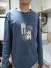 JEANSWEST LIFE真维斯无界纯棉长袖t恤男重磅圆领卫衣男款内搭衣服青少年打底衫A 实拍图