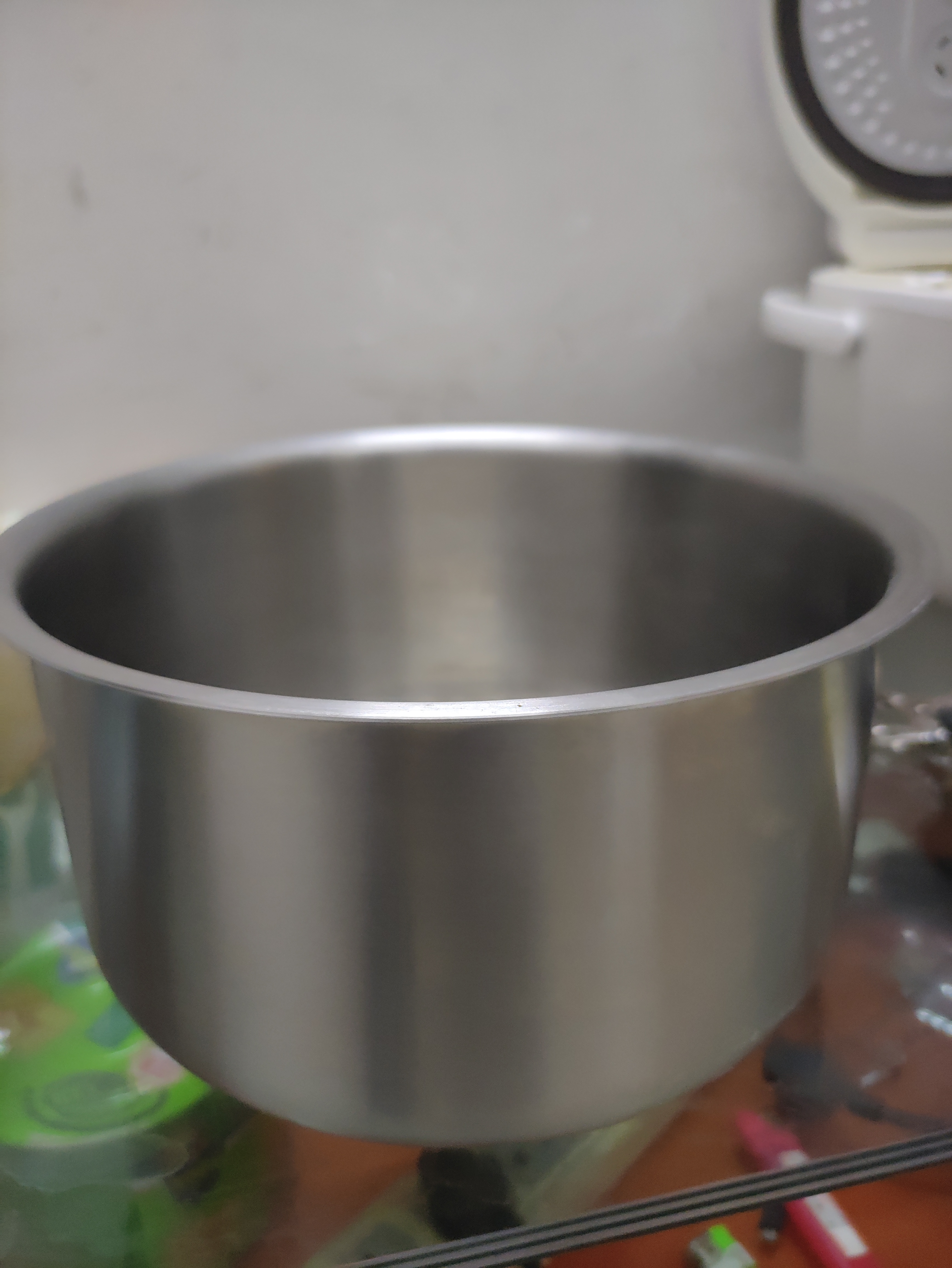优高适配美的电饭煲内胆2L3升4L5升不锈聚能釜配件MB-FS404无涂层304钢 4升直身内胆-高11.8cm-316不锈钢 实拍图