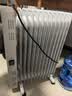 美的（Midea）【品质推荐】电热油汀取暖器/电暖器/电暖气家用/烤火炉/13片节能速热油酊/加热器/烘衣加湿HYX22N 实拍图