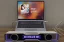 漫步者花再Halo SoundBar桌面音响音箱家用台式电脑游戏音响电脑回音壁长条有线音箱蓝牙RGB灯效 破晓白 实拍图