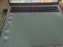 高漫（GAOMON）蓝牙无线手绘板 短程无源笔手写清新绿 新款16K级压感数位板 可连手机WH851  实拍图